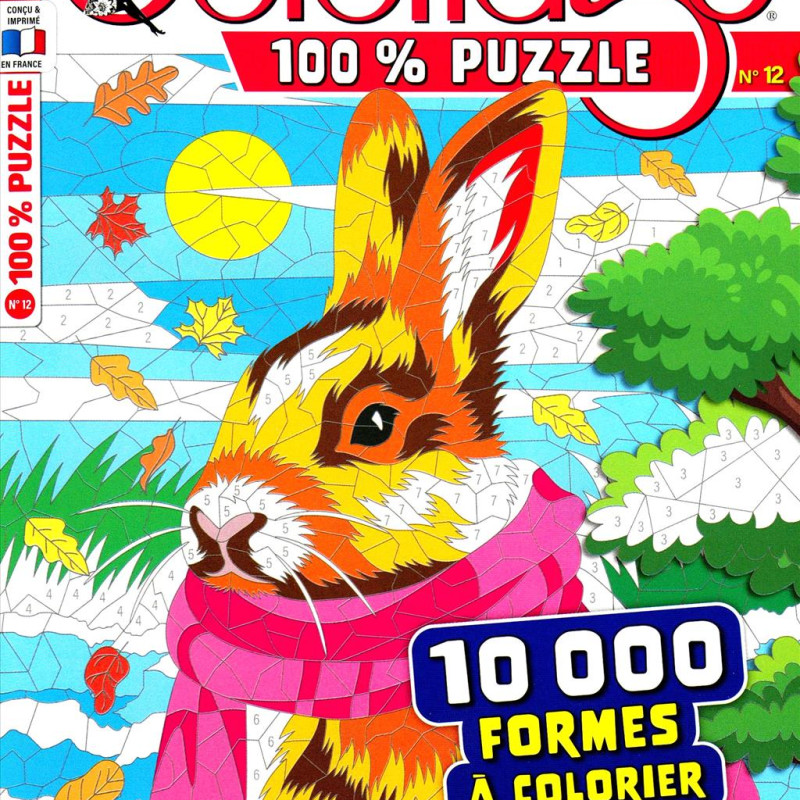 COLORIAGE 100% PUZZLE 